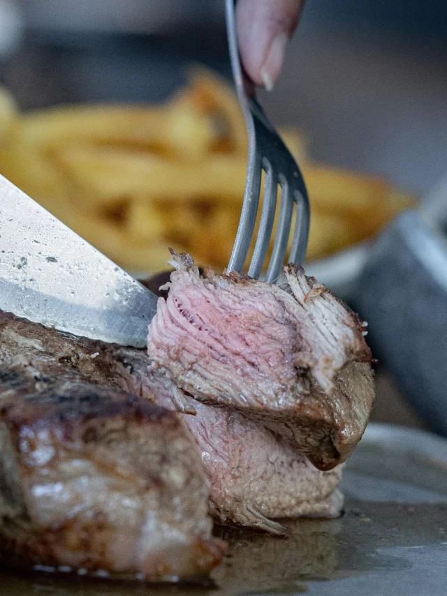 Steack de boeuf limousin au restaurant en Haute-Vienne