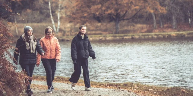 Autumn holidays in Limousin - The Mortemare lake in Haute-Vienne