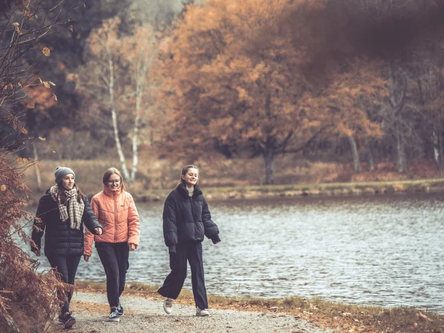 Autumn holidays in Limousin - The Mortemare lake in Haute-Vienne