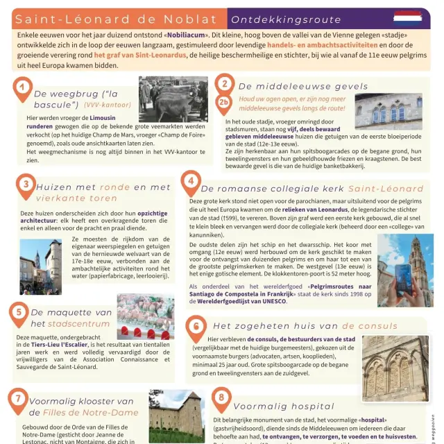 Nl The Saint Leonard De Noblat Discovery Trail in German