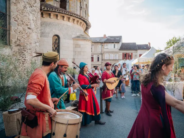 The medieval festival in Saint-Léonard de Noblat