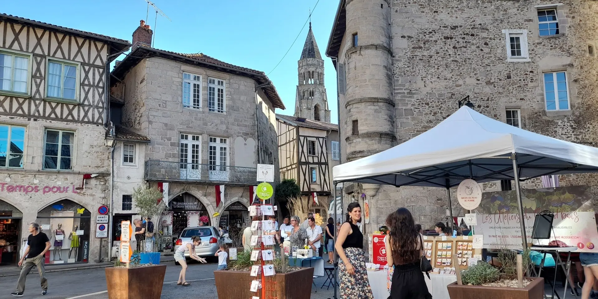 What to do in Saint-Léonard de Noblat in the summer – The Craft and Food Night Markets